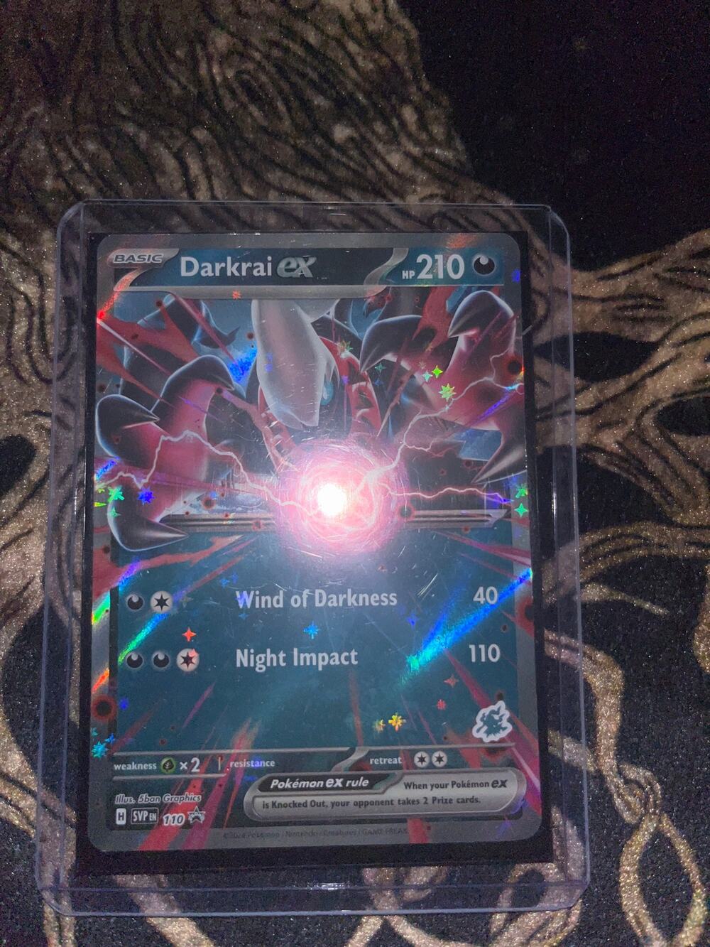Darkrai ex Pokémon card from the Battle Academy 2024 set